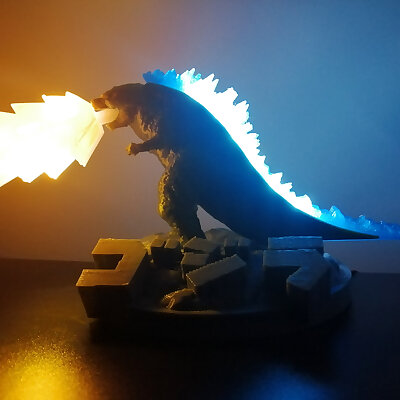 Battery holder for Prusa printers Godzilla lamp