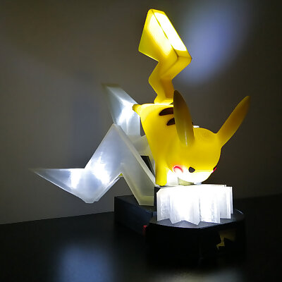 Lighting plate for pikachu lamp
