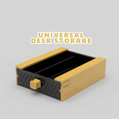 Universal desk storage