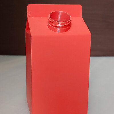 Half and Half Pint Carton with Threaded Spout