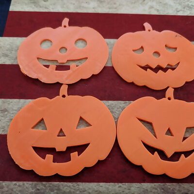 Halloween pumpkin Jack O Lantern Ornaments