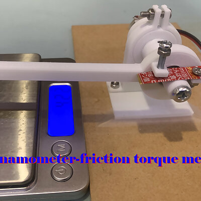 Dynamometer friction torque meter