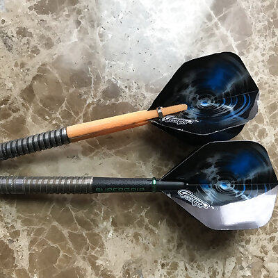 darts stemshaft with carbon fiber bar insert
