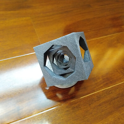 Drilled cube
