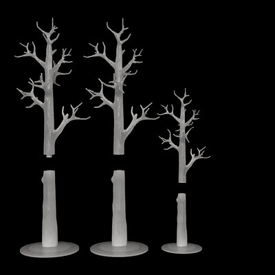 Magnetic Tabletop Trees