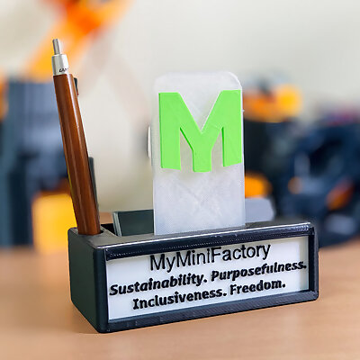 MyMiniFactory Business Card and Pen Holder