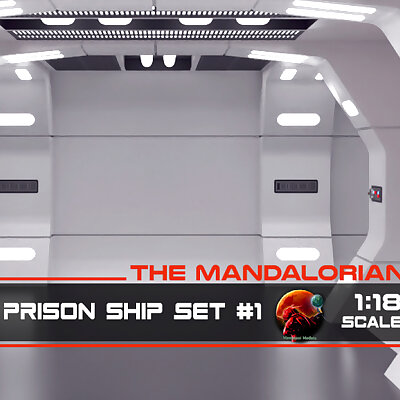 The Mandalorian  Rebel Prison Ship 1  Side Hallway 118 scale