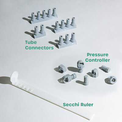 Spirulina Cultivation Tools  Tube Connector  Secchi Ruler