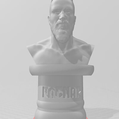 Ragnar bust with base
