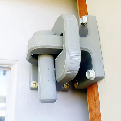 Lock and pin for sliding door