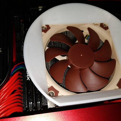 ITX Case Fan Duct for Noctua NFA9x14