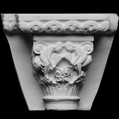 The Winds Nave Capital at The Abbey of Madeleine Vezeley