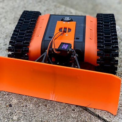 Snow Plow for the FPV Rover