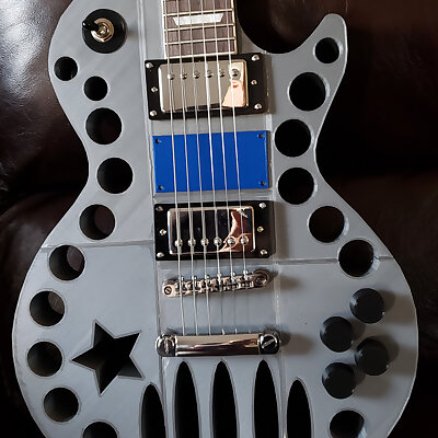 Silver Star Les Paul Guitar Body