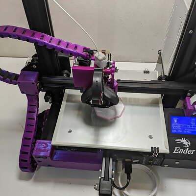 Creality ender 3  cr10 direct drive with cable chain Smooth Fang