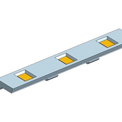 Vslot cover for LED strip