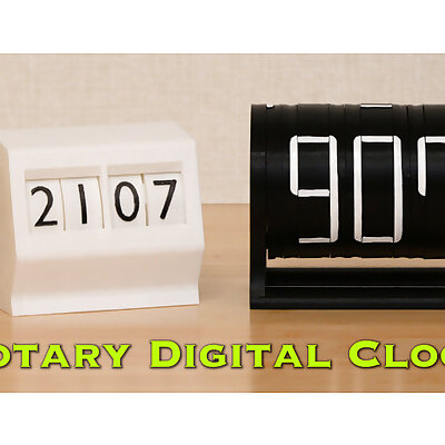 Rotary Digital Clock  origin without sensor