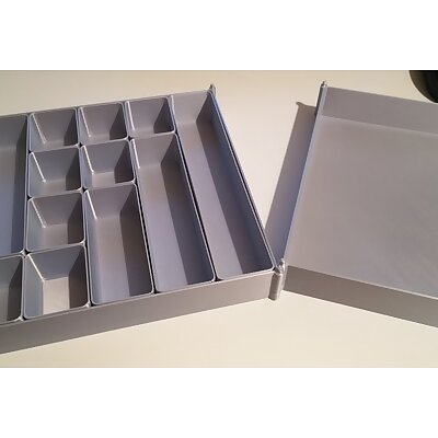 Stackable Organizer Fully customizable  different size boxes