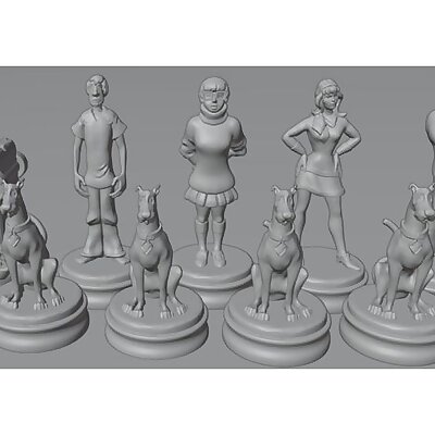 Scooby Doo Chess Set