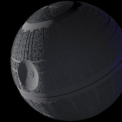 Deathstar Remixed with texture