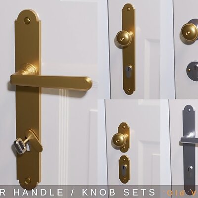Door Handle and Knob Sets Old Vienna Multiple Designs and Sizes