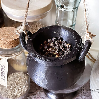 Cauldron spice jar