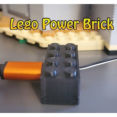 Lego Power Brick micro USB power for lego mods