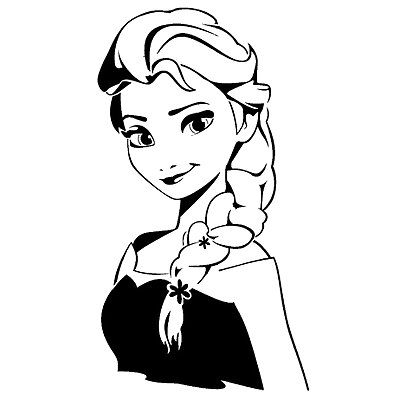 Elsa stencil 4