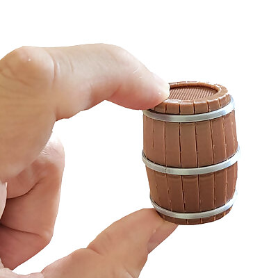 The small wine barrel