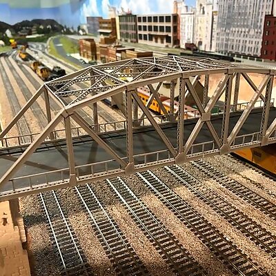 HO Scale 145 Ft Highway Arched Truss Bridge