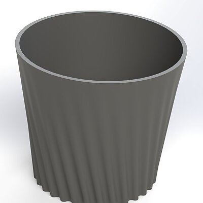 Simple 53x60mm plant pot