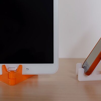 Two Angles Foldable Phone Stand  Print In Place