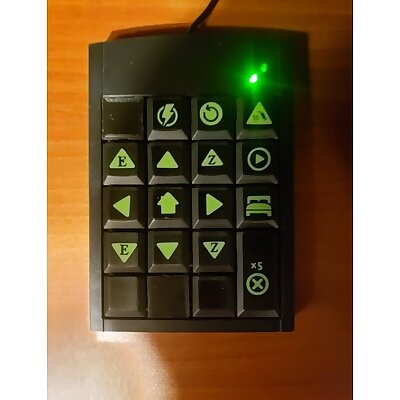 Octoprint USB Keyboard Plugin  Numpad Setup