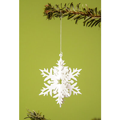 Christmas snowflake ornament