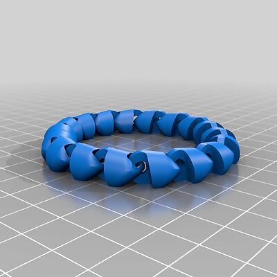 Articulated Chain Fidget Loop Bracelet