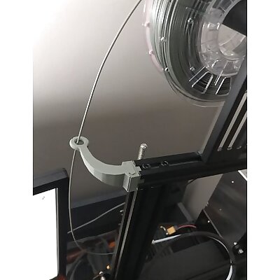 Ender 3 short filament guide that fits the boundary of Y motor