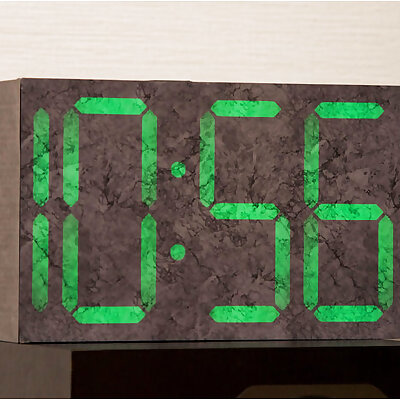 Monolithic Digital Clock  7segment Display Unit