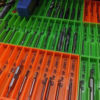 Endmill  Reamer  Drill storage containers