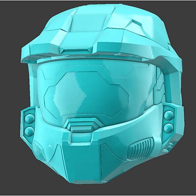 Halo 3 Master Chief helmet Starry Night