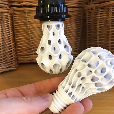 Decorative Minimal Surface Lightbulbs