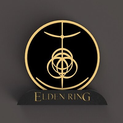Elden Ring Medallion With Stand