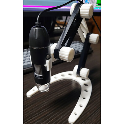 Improved USB Microscope Adapter for Modular Stand