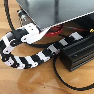 Ender 3 Cable Chain Brackets  Flipped for proper installation