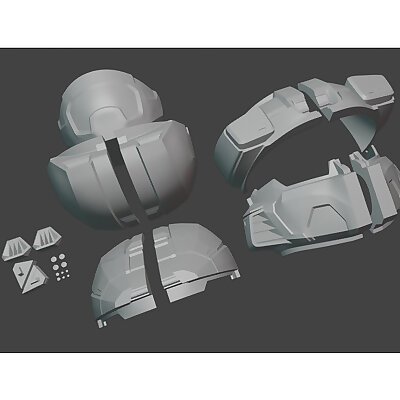 Halo Infinite  Mjolnir Mk VII Helmet