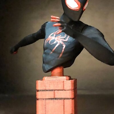 Miles Morales SpiderMan  Bust Statue