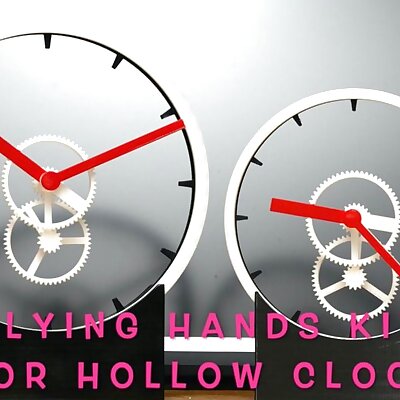 Levitating Flying hands kit for Hollow Clock