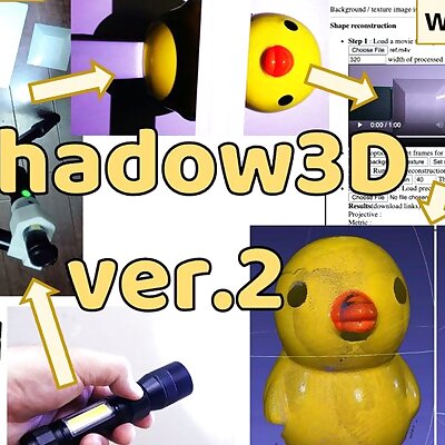 Shadow3D ver2  accurate 3D scanning with gadgets you already have