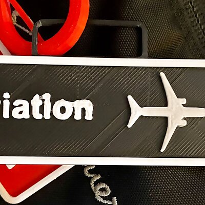 Aviation SignBackpack Clip