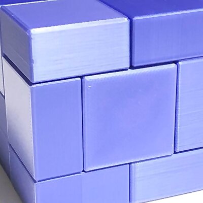 Cube16  Interlocking puzzle by Stewart Coffin STC 205