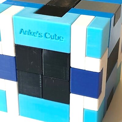 Ankes Cube  Interlocking puzzle by Alfons Eyckmans